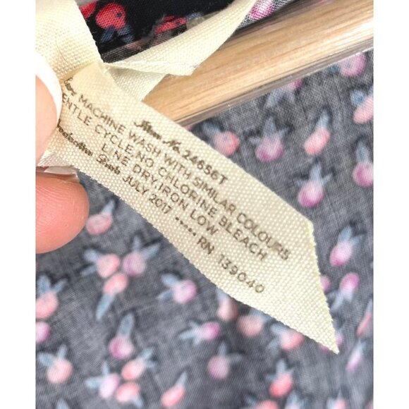 Matilda Jane floral gauzy oversized blouse long sleeves sz L - Picture 7 of 9